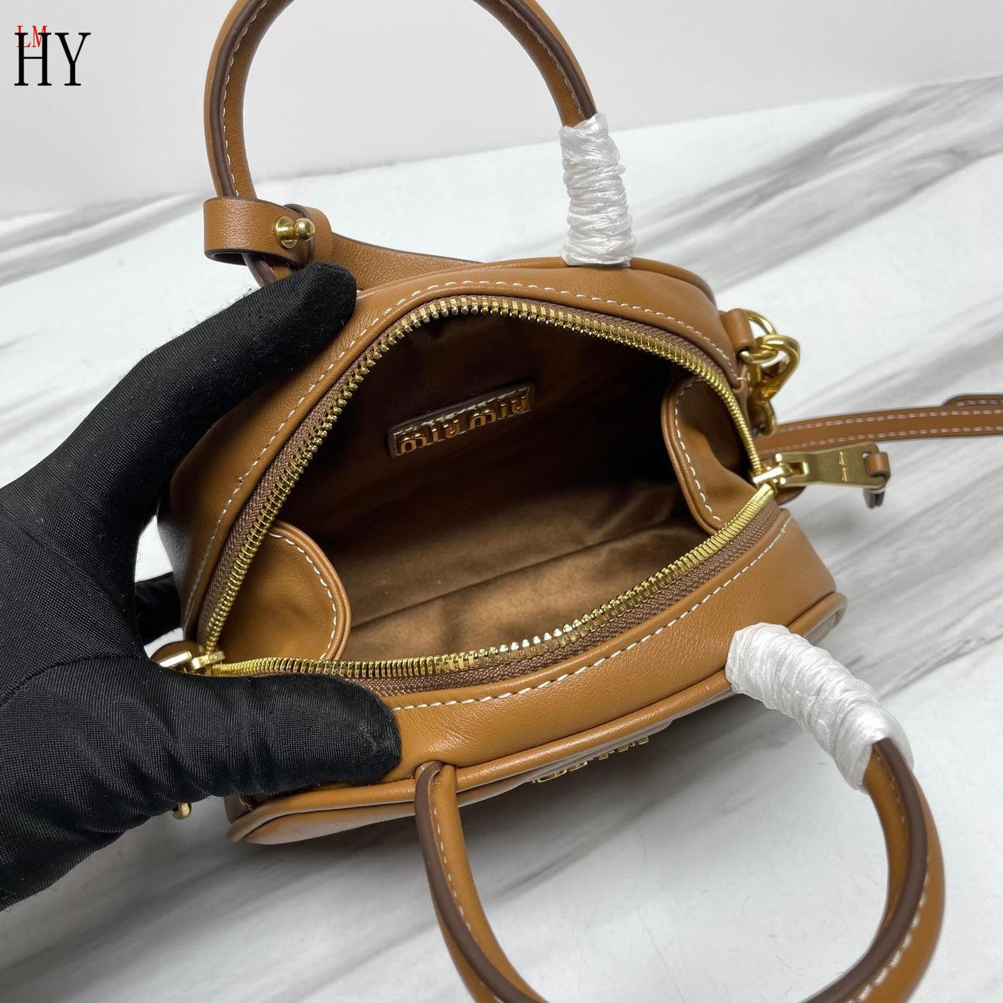 Miu Miu "Leather Mini Top Handle bag "