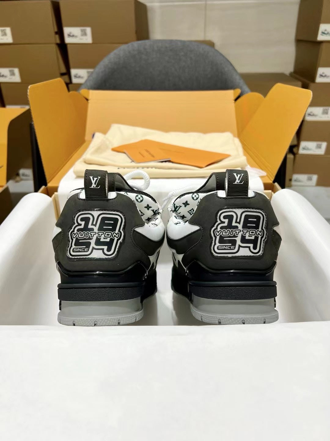 Louis Vuitton Skate Sneaker 'White Black'