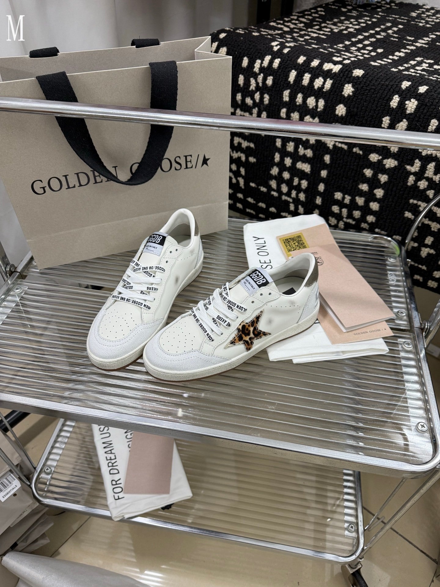 Golden Goose Ball Star "White Leopard"