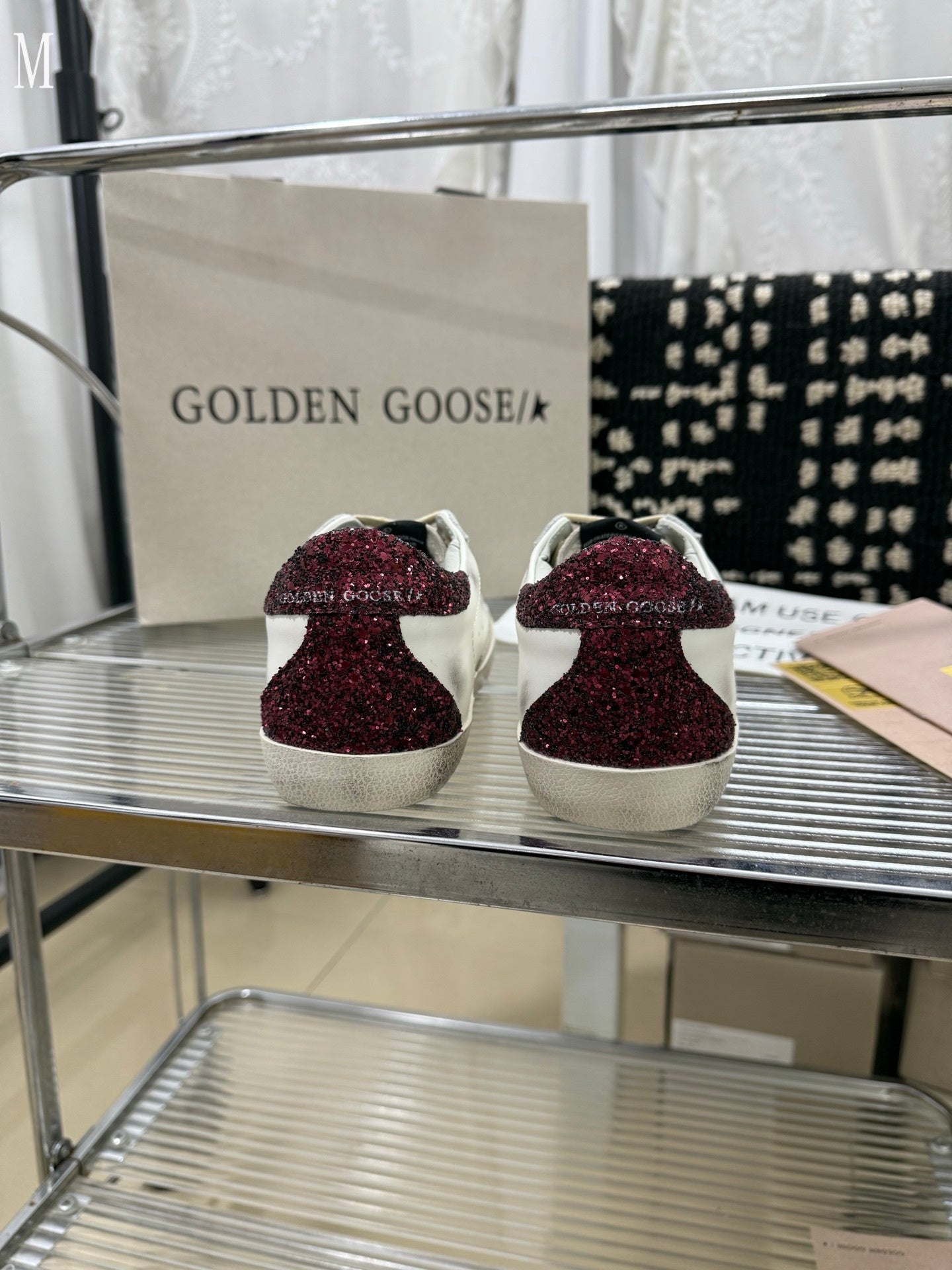 Golden Goose "White and Bordeaux"