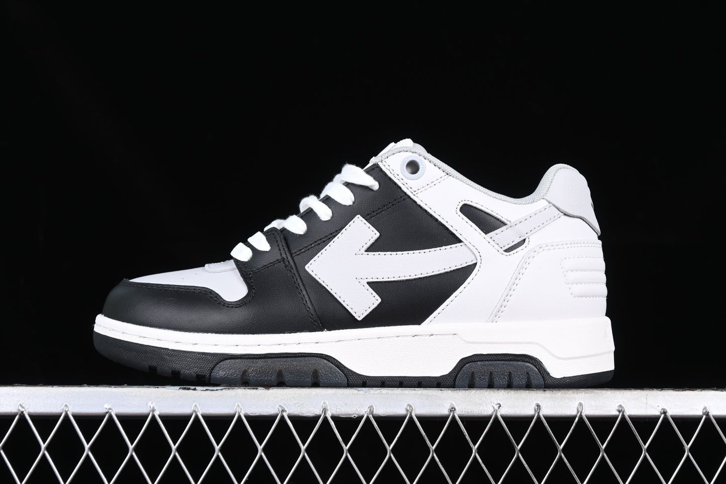 Out of office lace up „Light Grey Black"