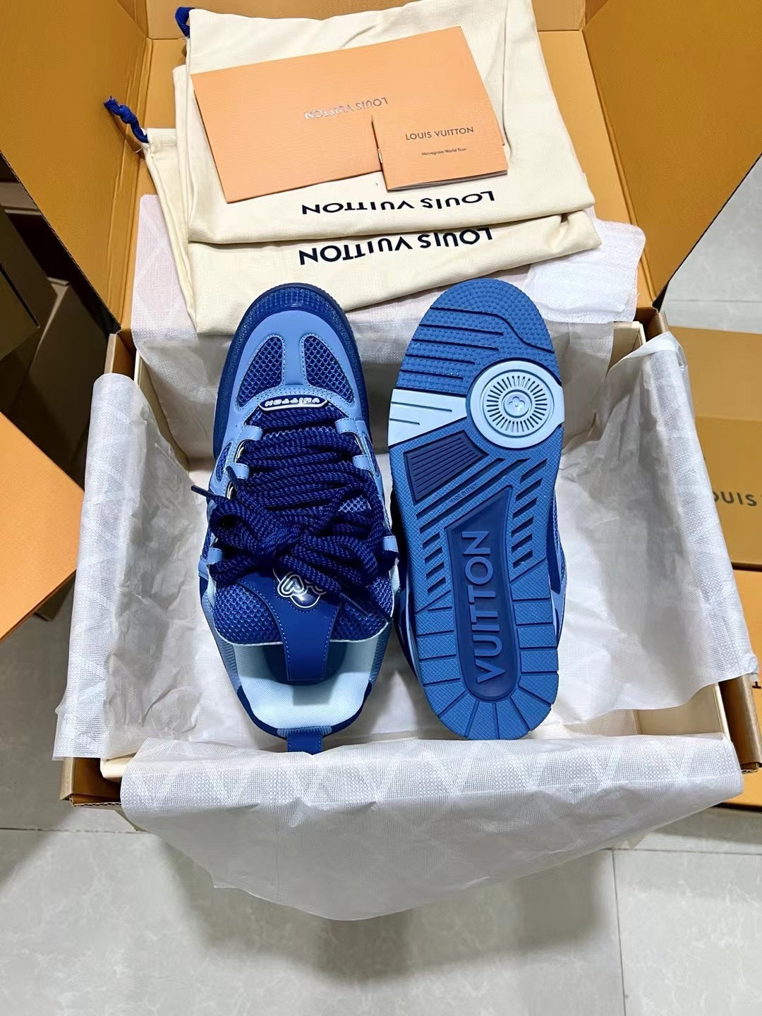 Louis Vuitton Skate Sneaker 'Blue Light Blue'