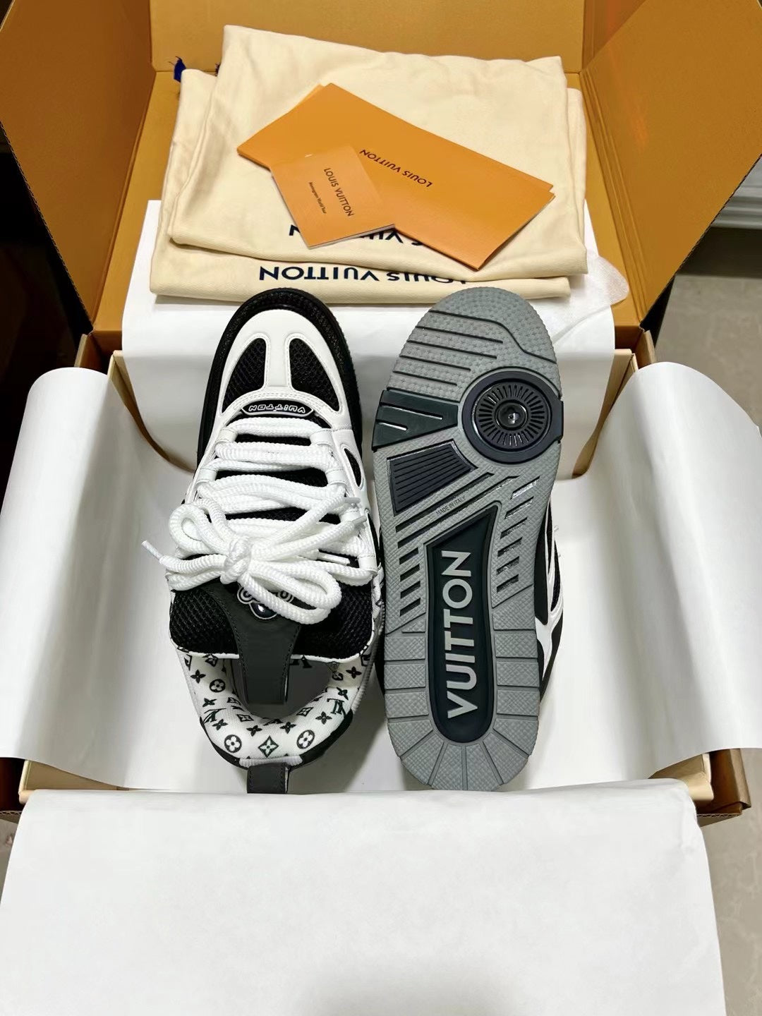Louis Vuitton Skate Sneaker 'White Black'
