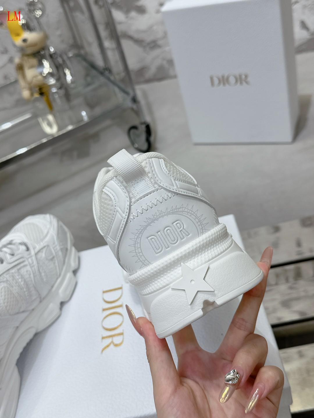 Dior Chrono Sneaker "Mesh and White Leather"