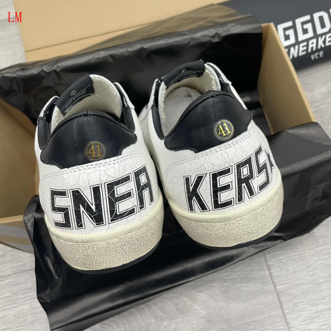 Golden Goose Ballstar "White Black Star"