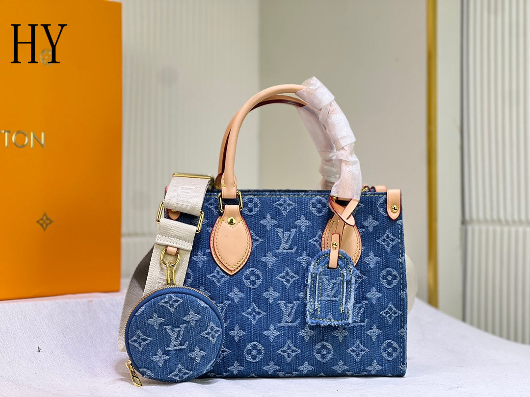 Louis Vuitton "Luxury Monogram Denim Blue"