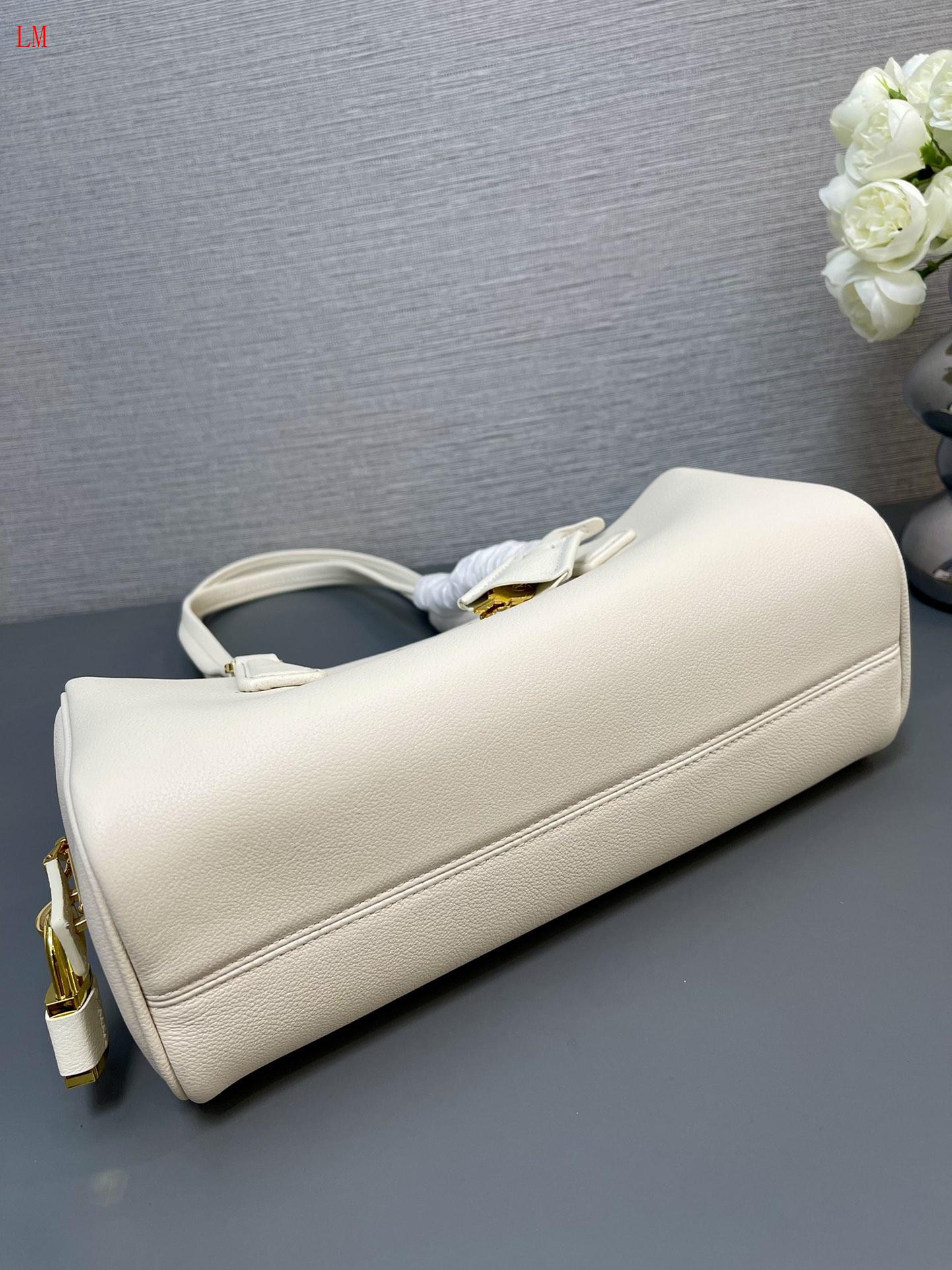 Prada "Medium Leather Shoulder Bag"