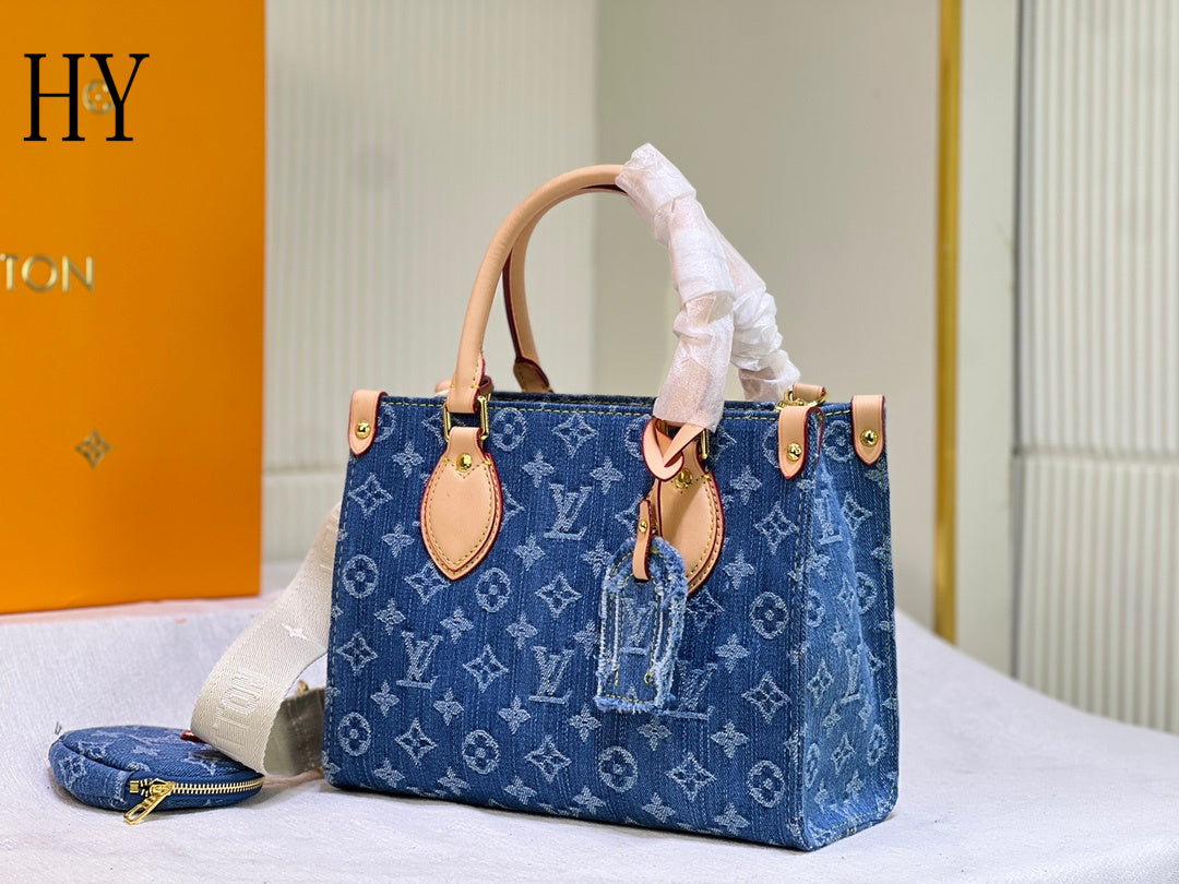 Louis Vuitton "Luxury Monogram Denim Blue"