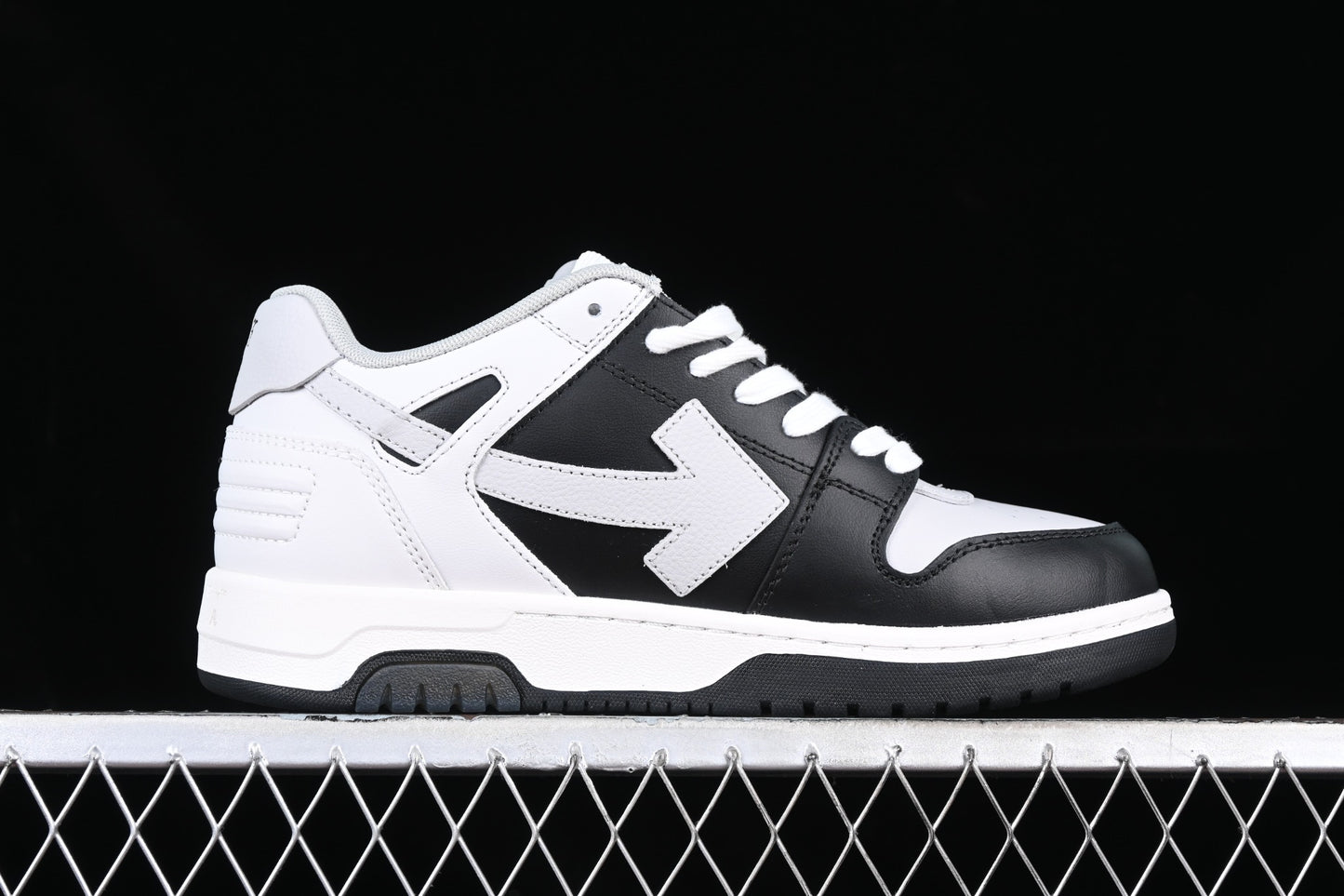 Out of office lace up „Light Grey Black"