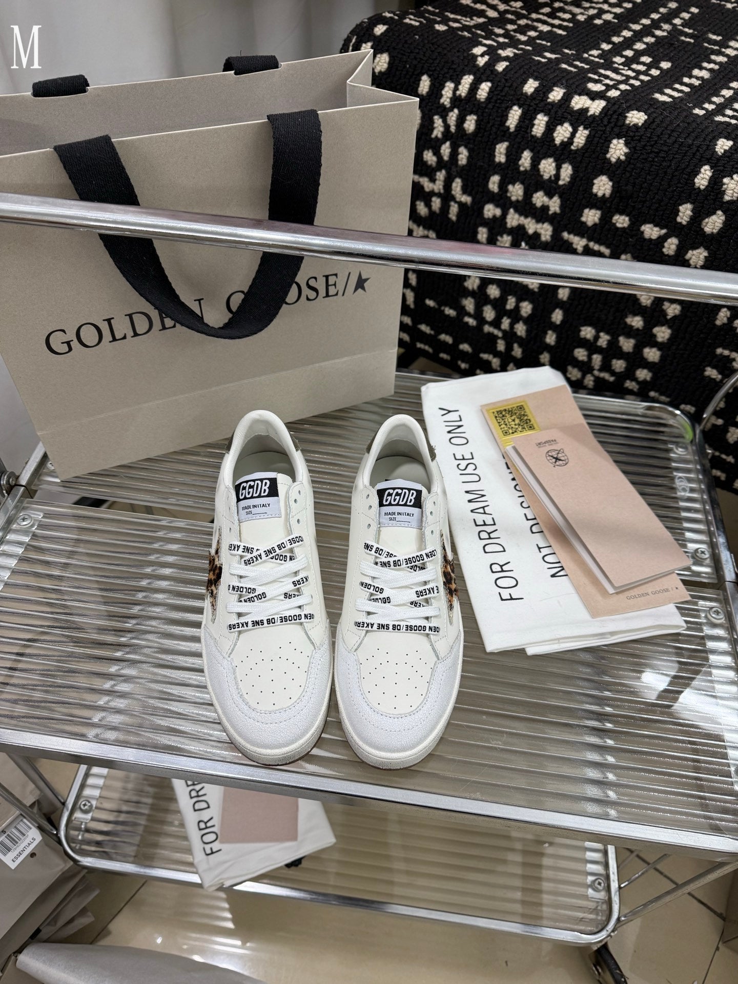 Golden Goose Ball Star "White Leopard"
