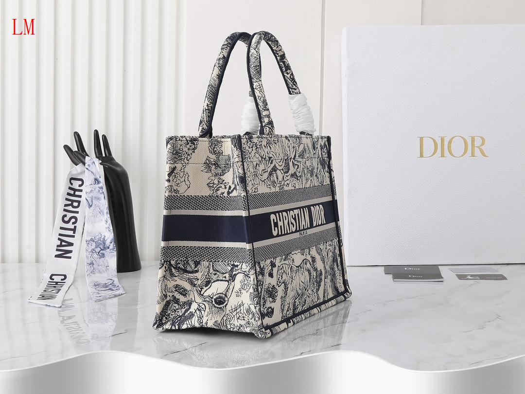 Dior "Medium Book Tote Blue"