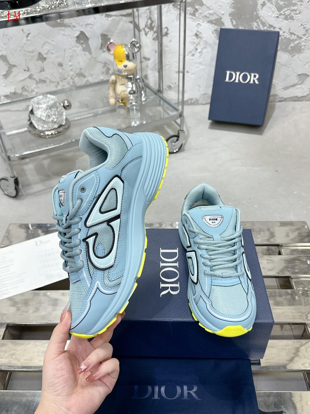 Dior B30 "Mesh and Technical Fabric Blue Low"