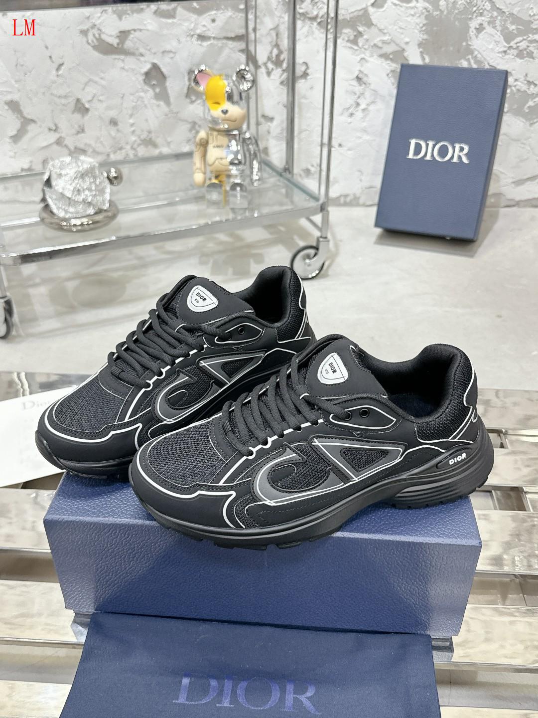Dior B30 "Black Mesh and Technical Fabric"