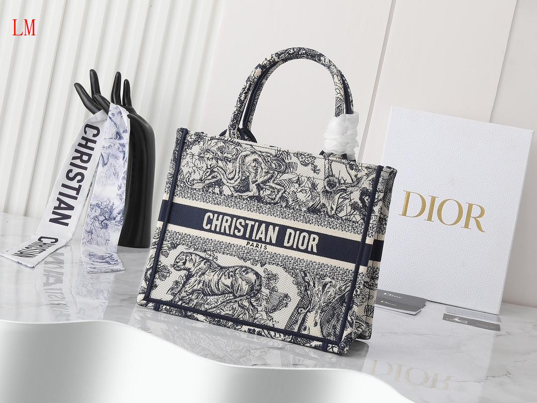 Dior "Small Book Tote Blue"