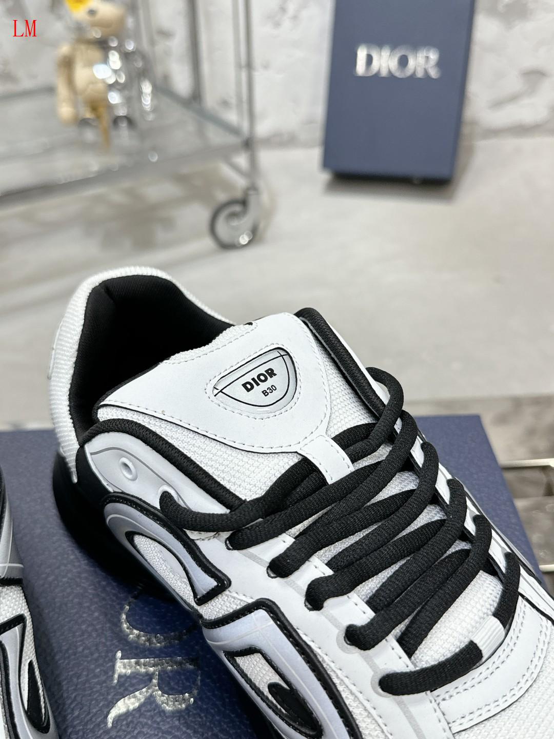 Dior B30 "Black and White Mesh"
