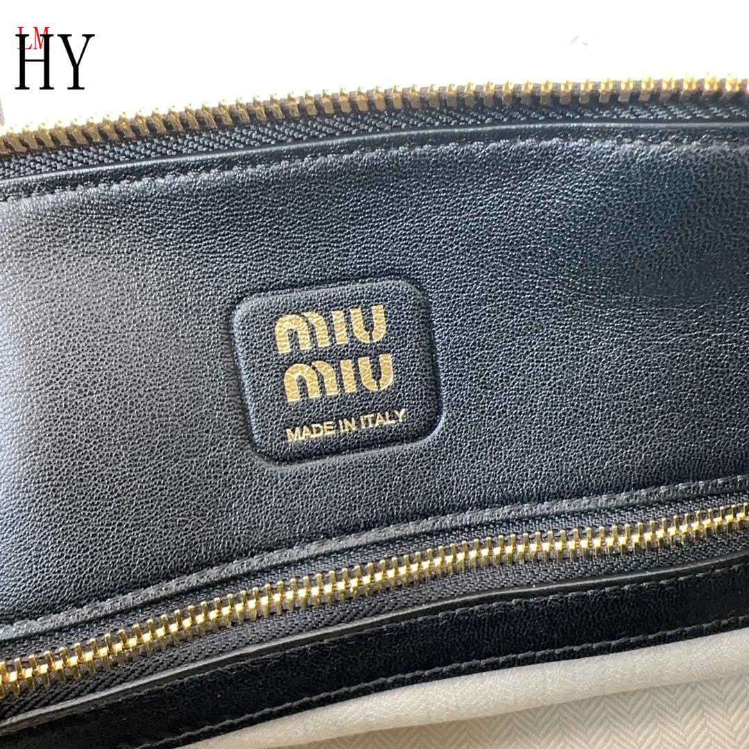 Miu Miu "Black Aventure Leather Top Black"