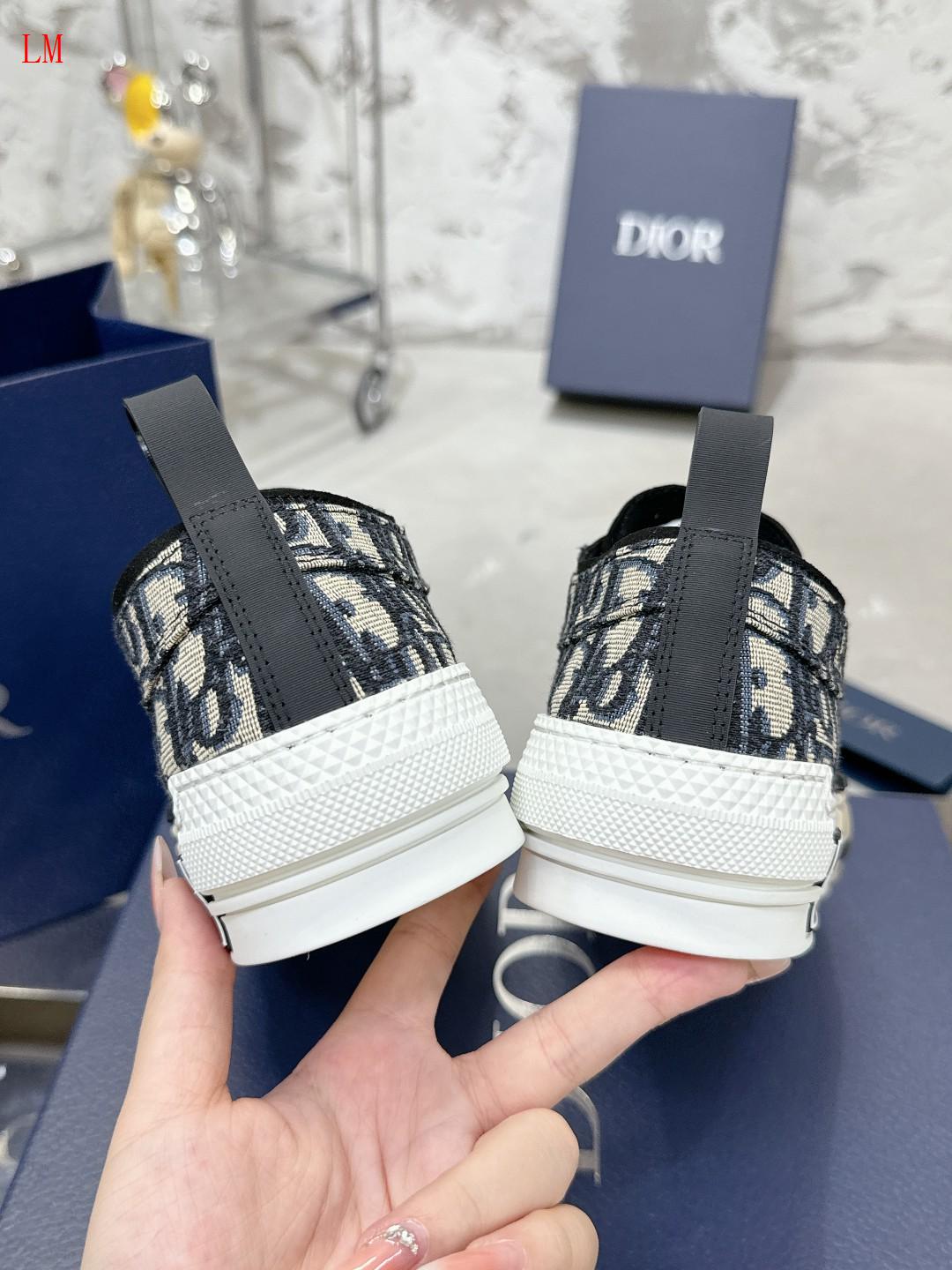 Dior B23 "League Low-Top Sneaker Black Dior Oblique Jacquard"