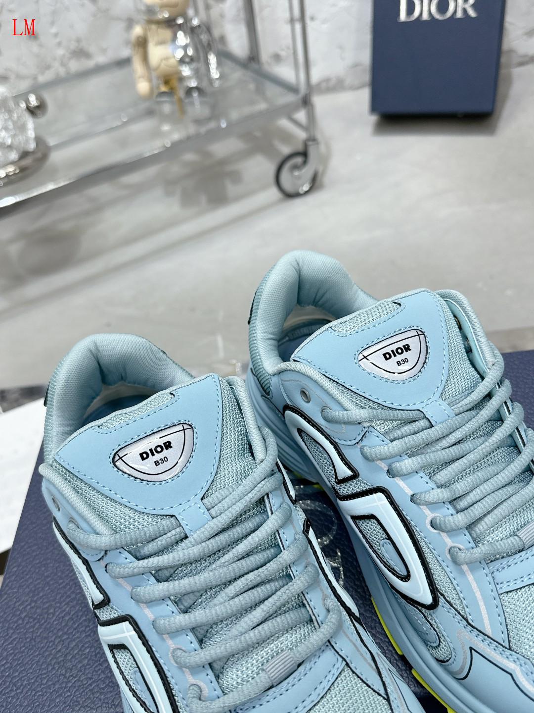 Dior B30 "Mesh and Technical Fabric Blue Low"