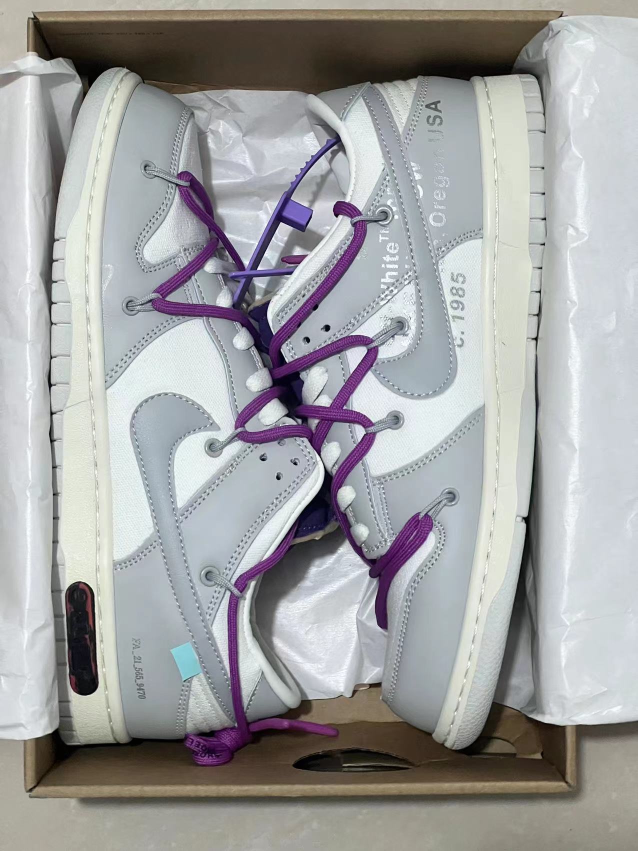 Off-White x Nike Dunk SB Low "Lot 28"
