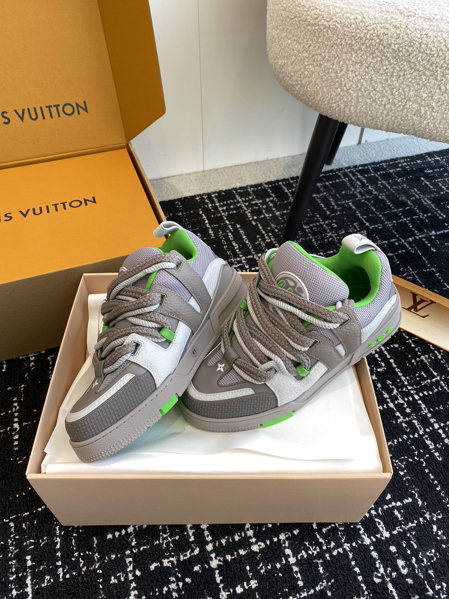 Louis Vuitton Skate Sneaker 'Grey Green'