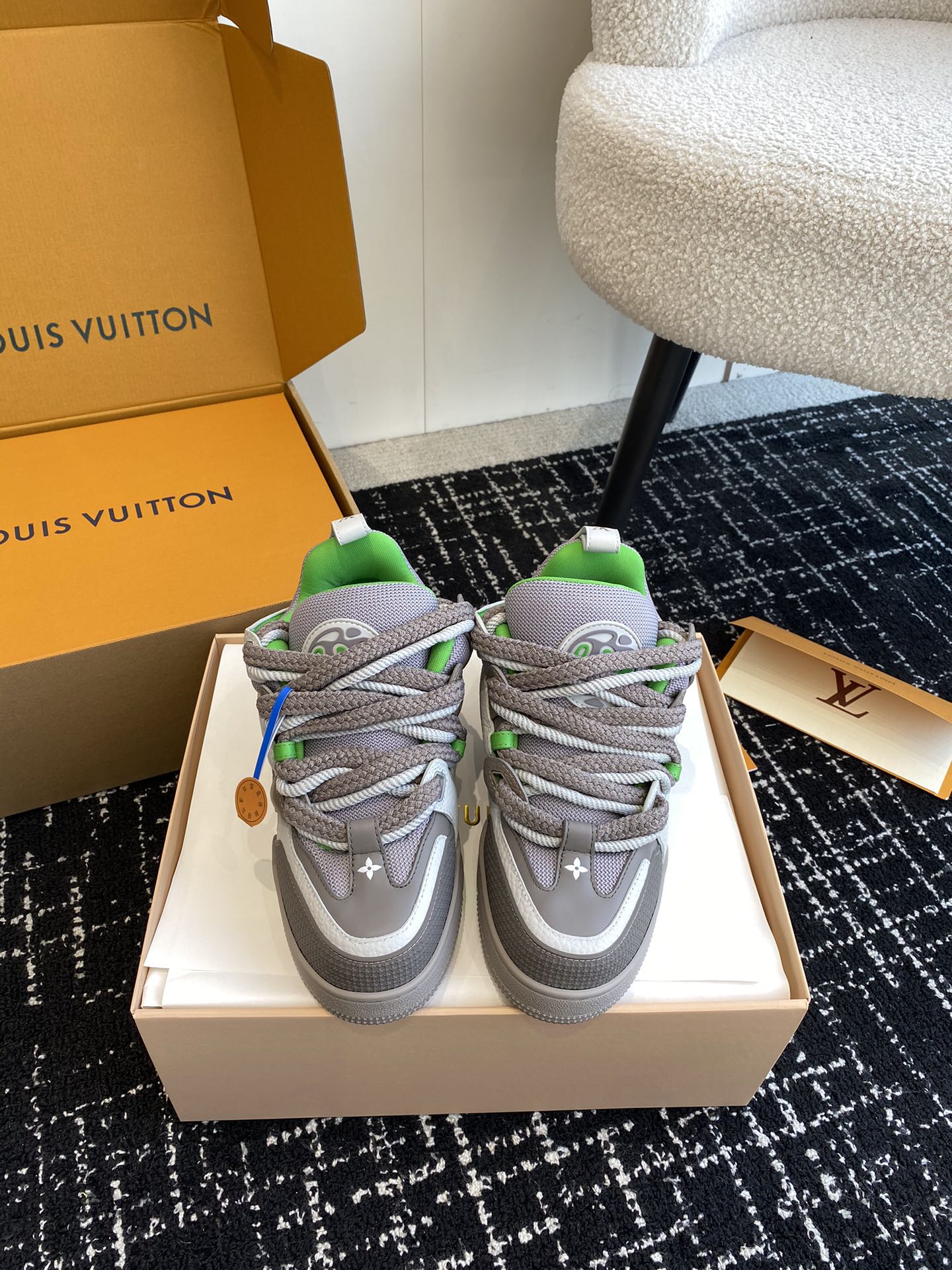 Louis Vuitton Skate Sneaker 'Grey Green'