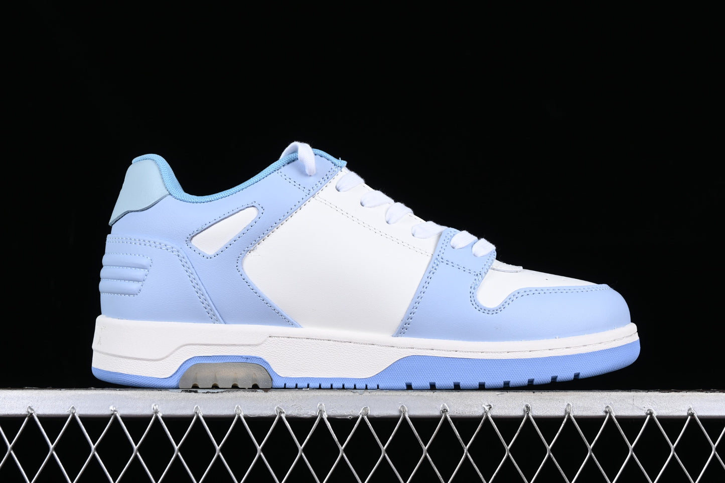 Out of office lace up „Light Blue White"