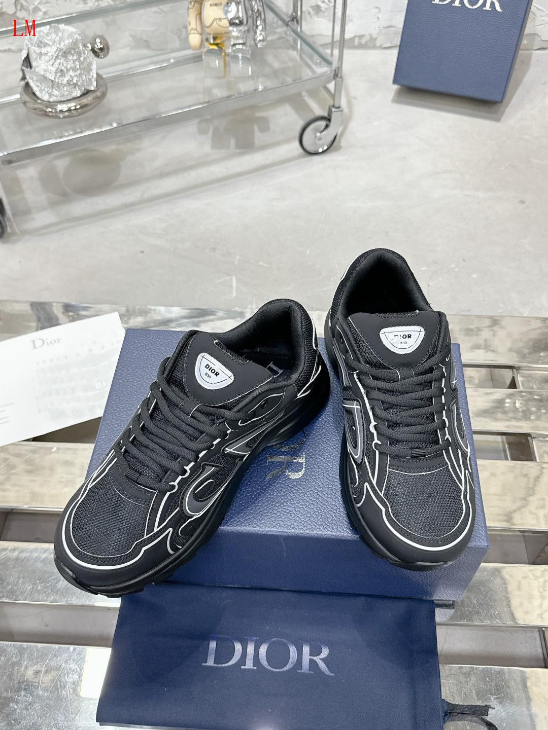 Dior B30 "Black Mesh and Technical Fabric"