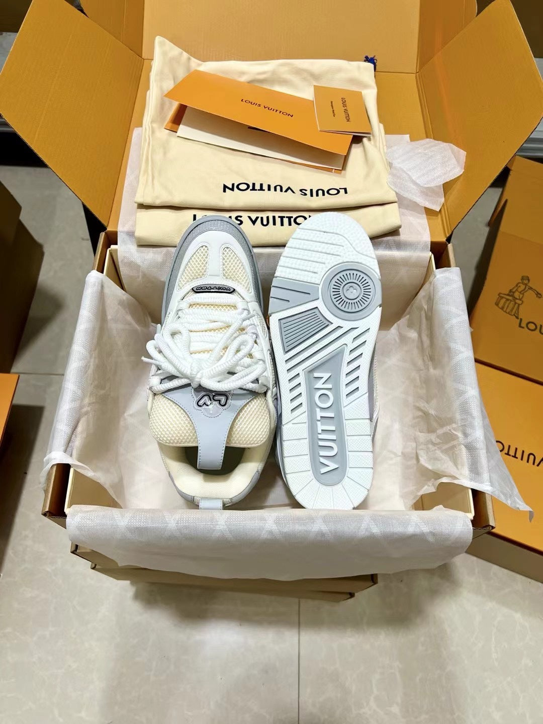 Louis Vuitton Skate Sneaker 'Grey White'