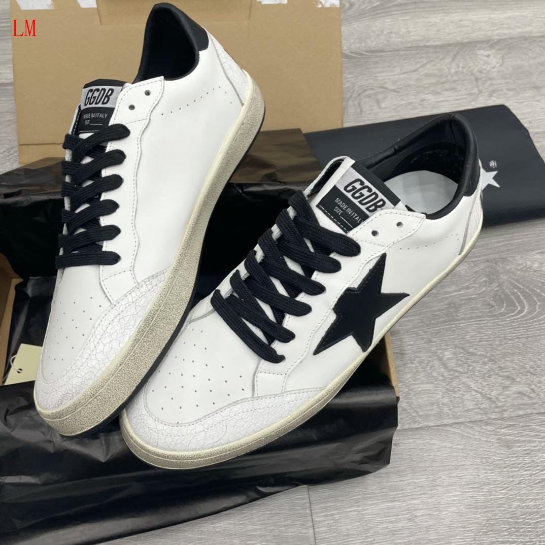 Golden Goose Ballstar "White Black Star"