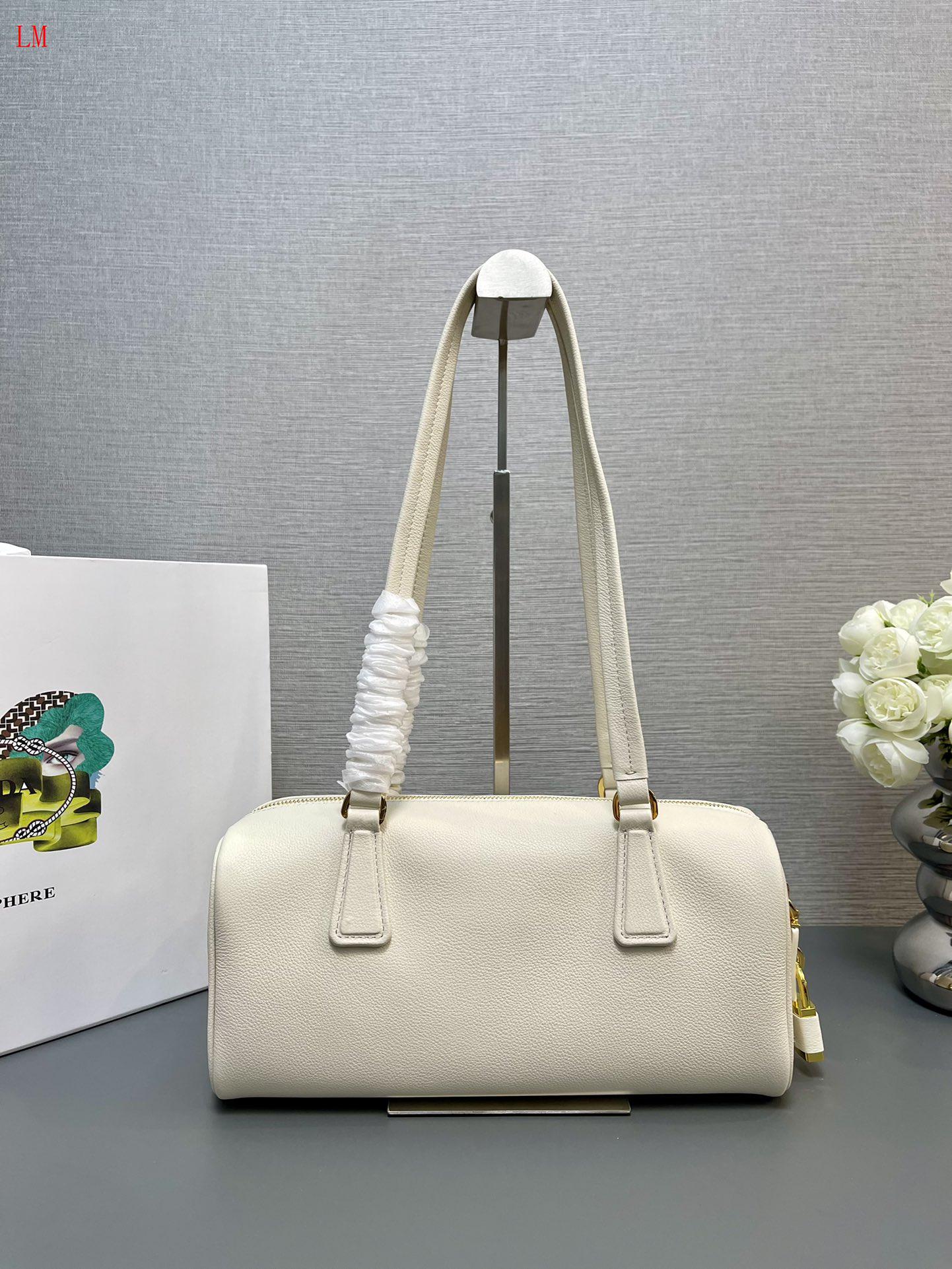 Prada "Medium Leather Shoulder Bag"
