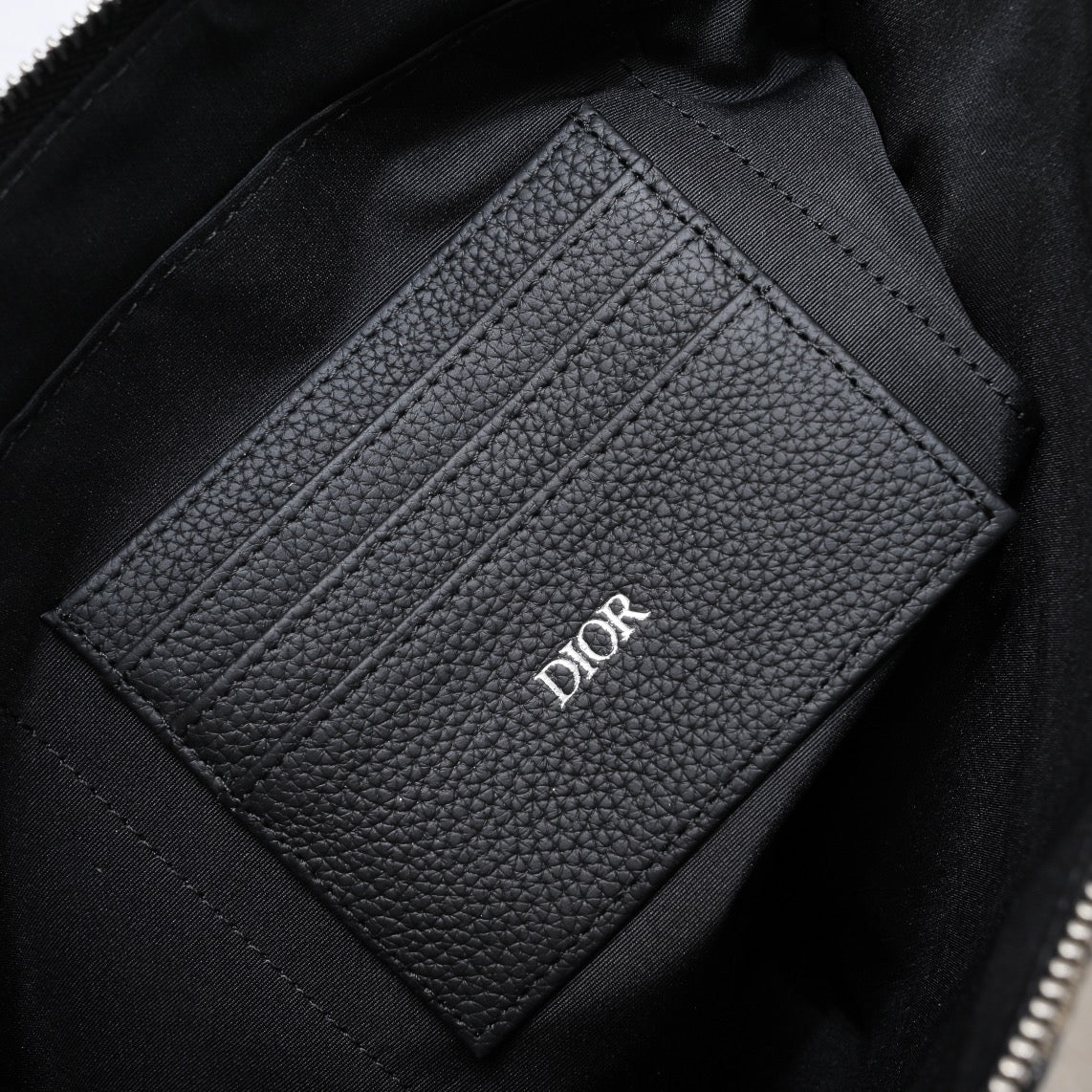 Dior "Oblique Canvas Clutch Bag Cloth"