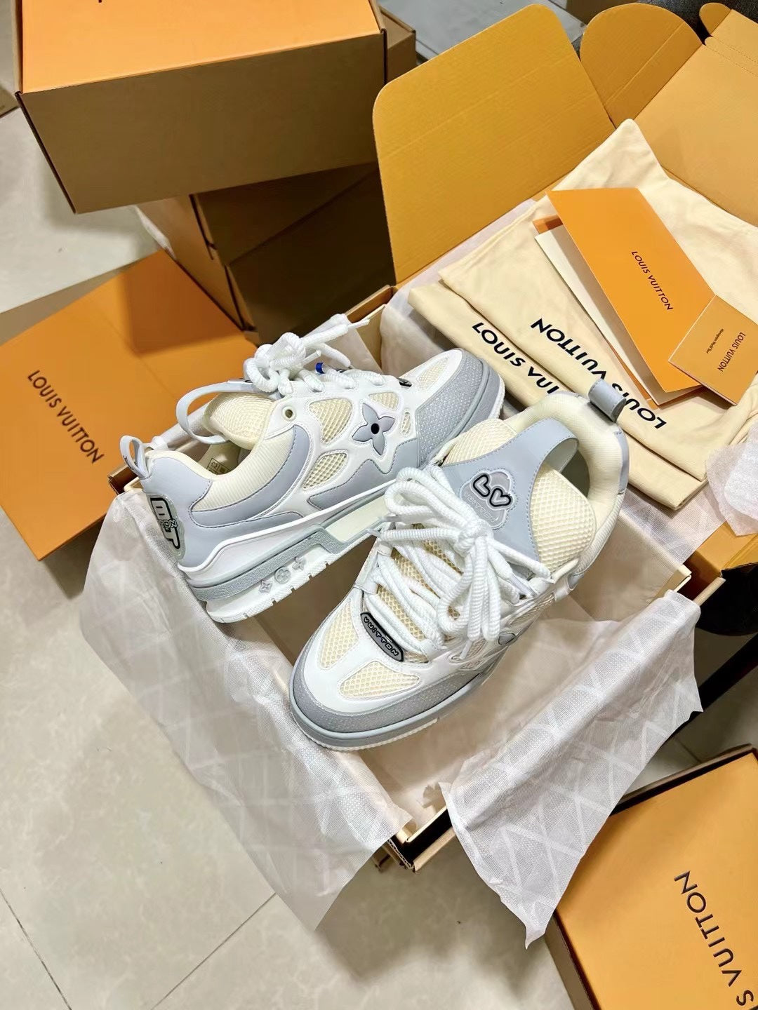 Louis Vuitton Skate Sneaker 'Grey White'