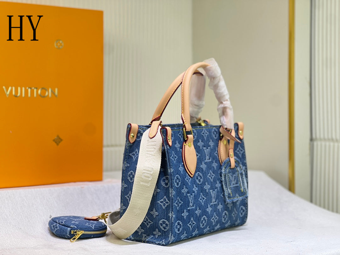 Louis Vuitton "Luxury Monogram Denim Blue"