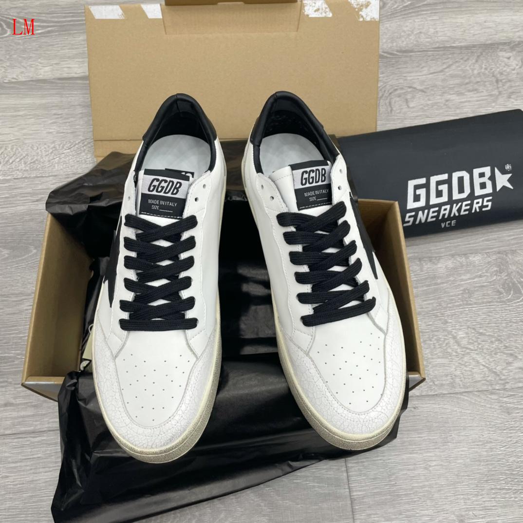 Golden Goose Ballstar "White Black Star"