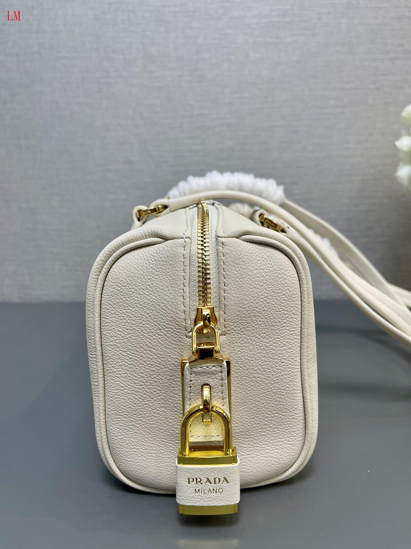 Prada "Medium Leather Shoulder Bag"