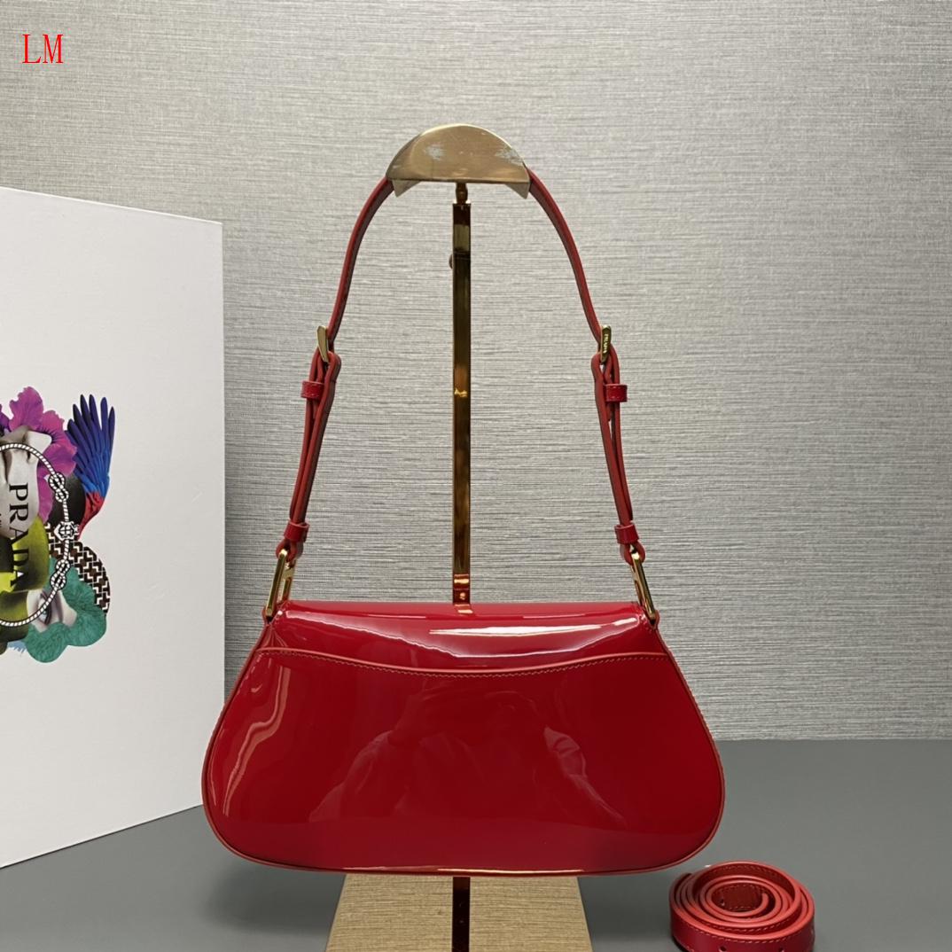 Prada "Cleo Shoulder Bag Black"