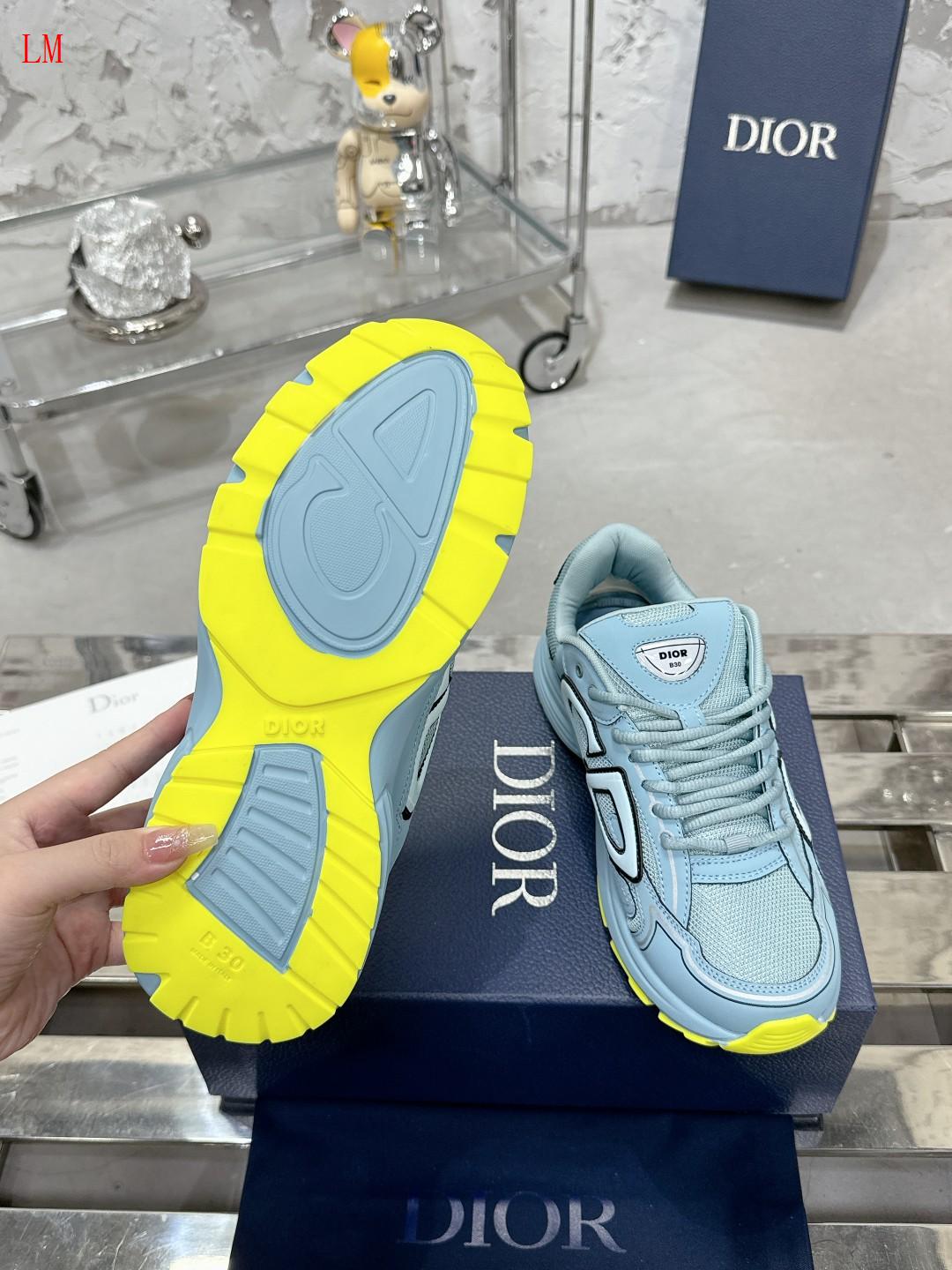 Dior B30 "Mesh and Technical Fabric Blue Low"