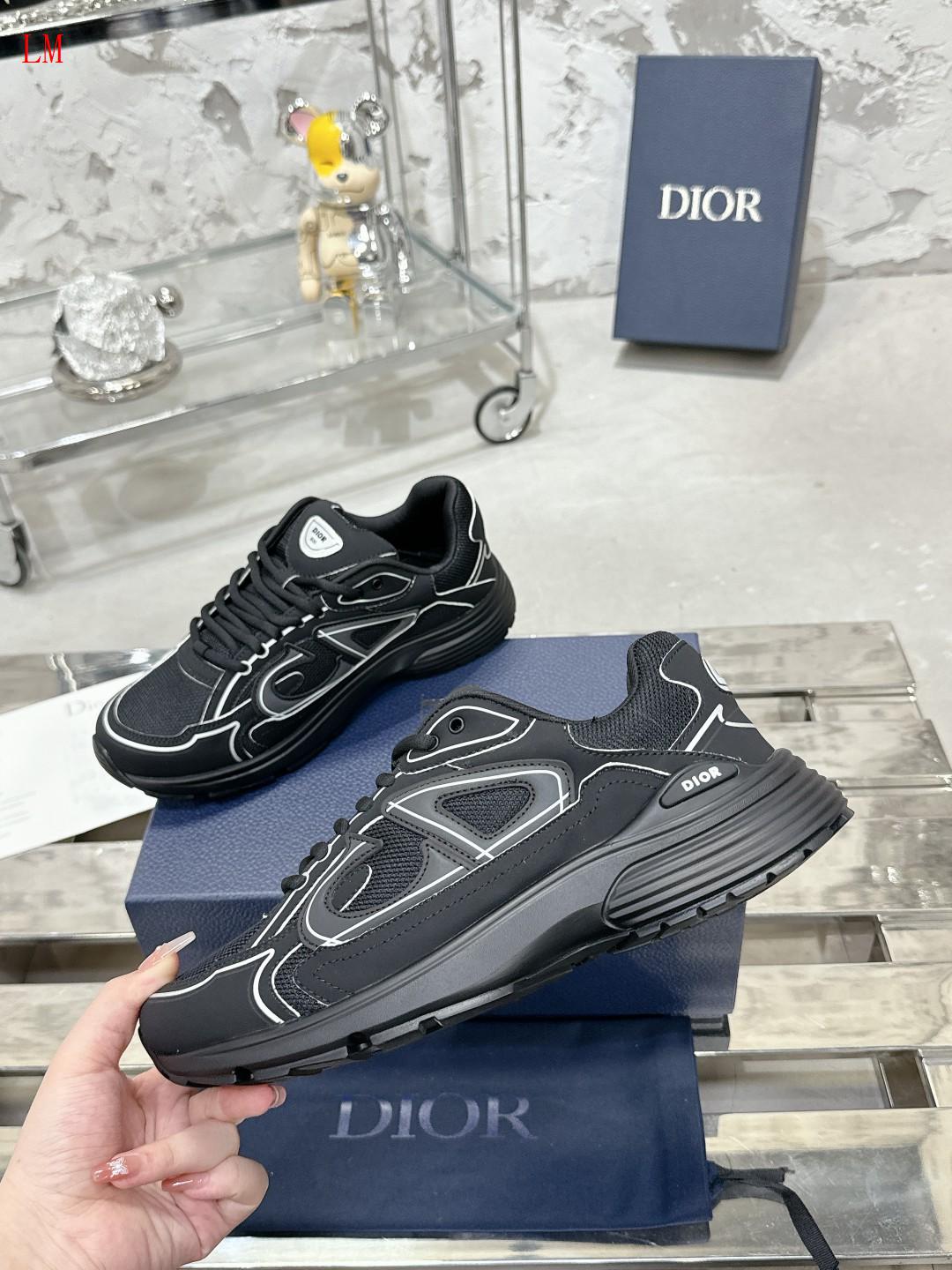 Dior B30 "Black Mesh and Technical Fabric"