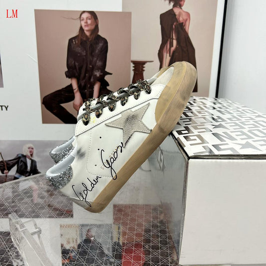 Golden Goose "Glitter Mid Star Sneakers"