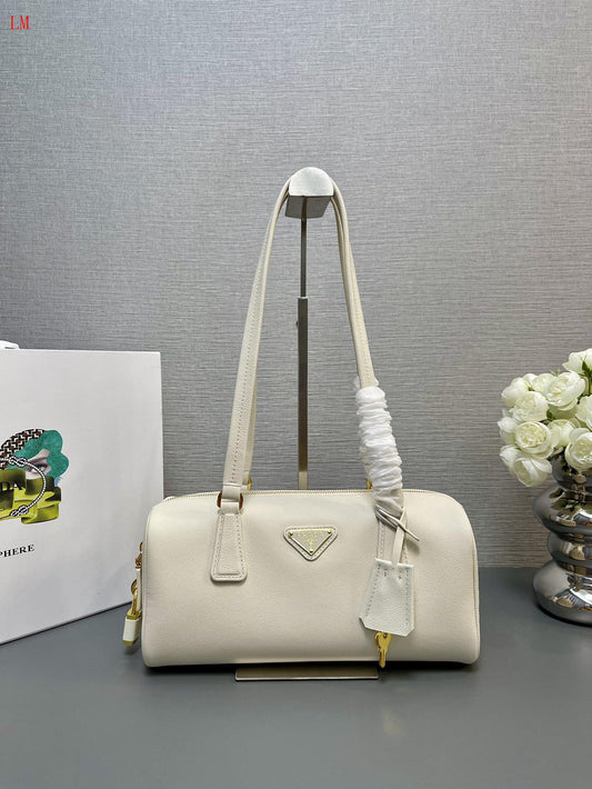 Prada "Medium Leather Shoulder Bag"