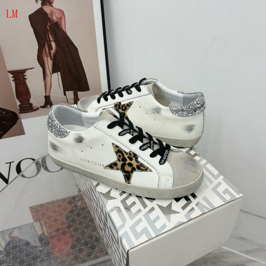 Golden Goose "Distressed Lace Up Sneakers"