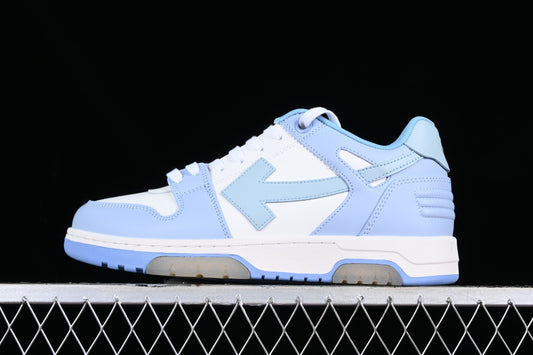 Out of office lace up „Light Blue White"