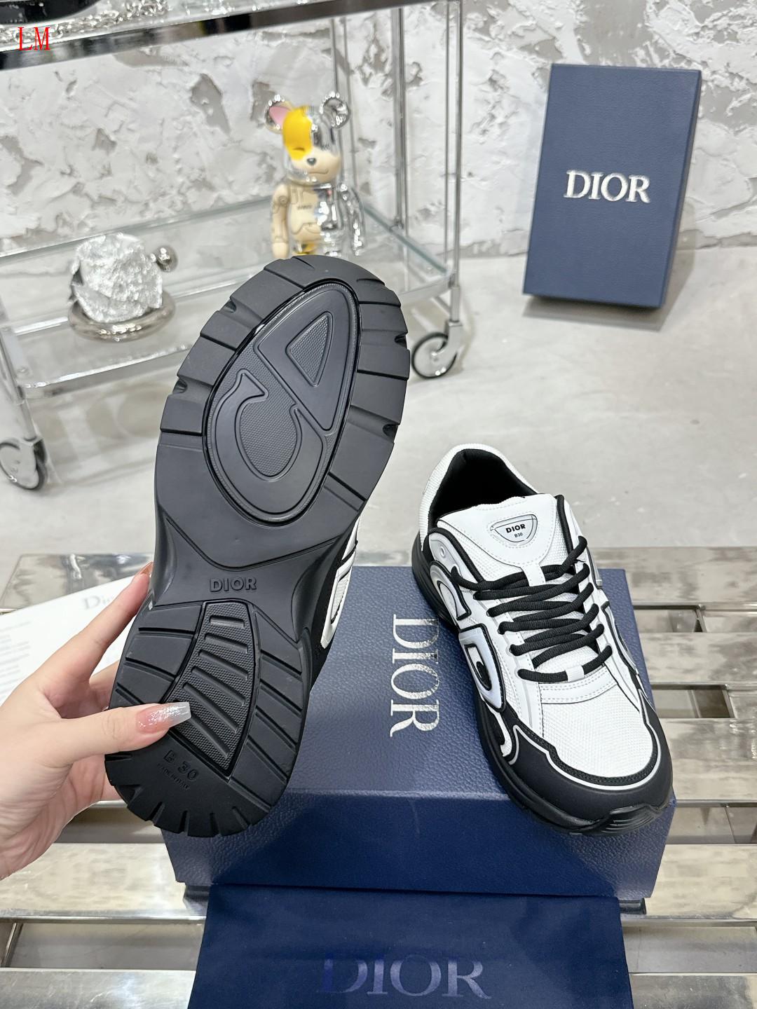 Dior B30 "Black and White Mesh"