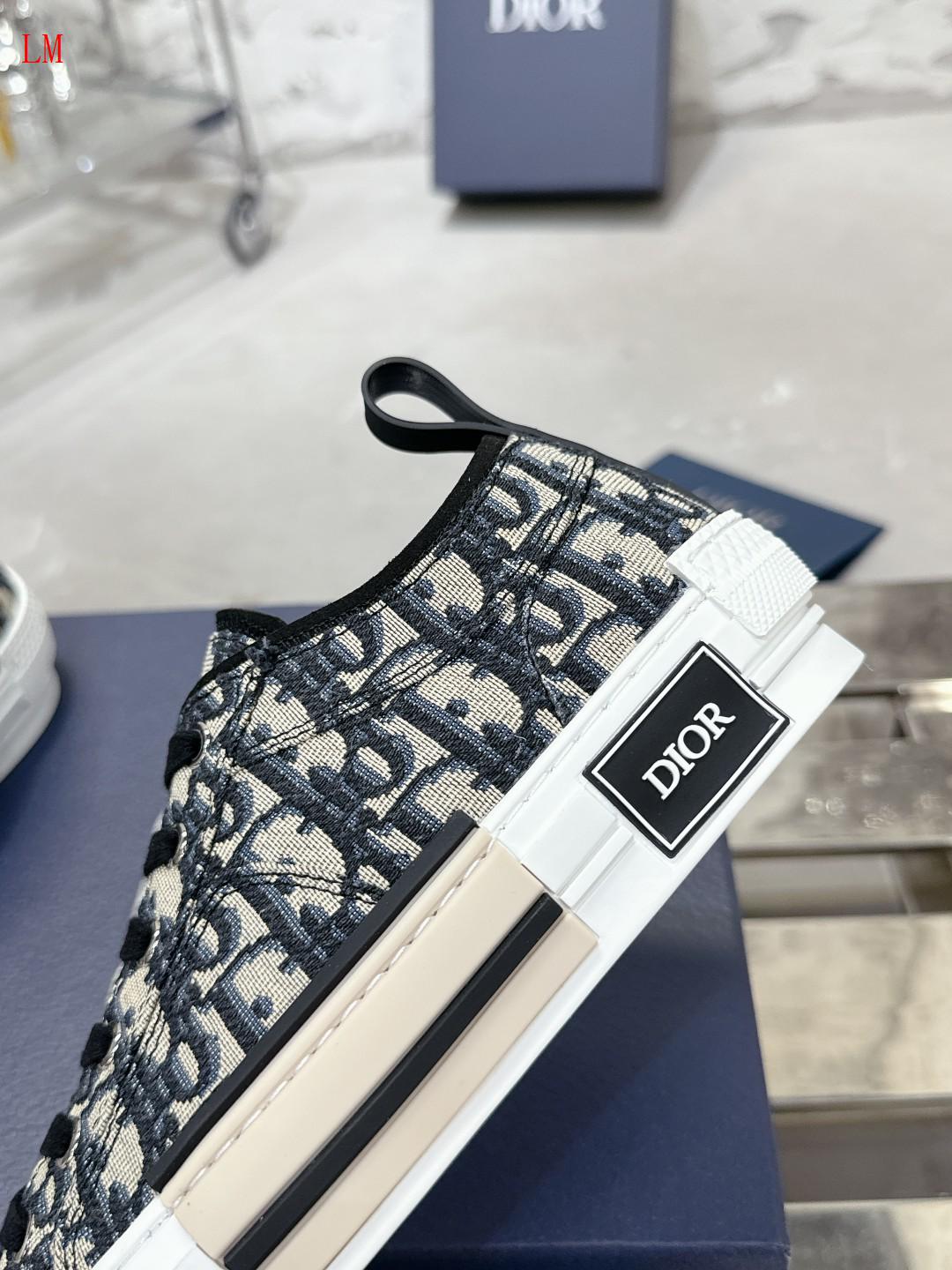 Dior B23 "League Low-Top Sneaker Black Dior Oblique Jacquard"