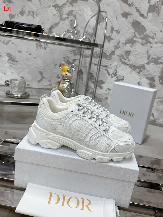 Dior Chrono Sneaker "Mesh and White Leather"