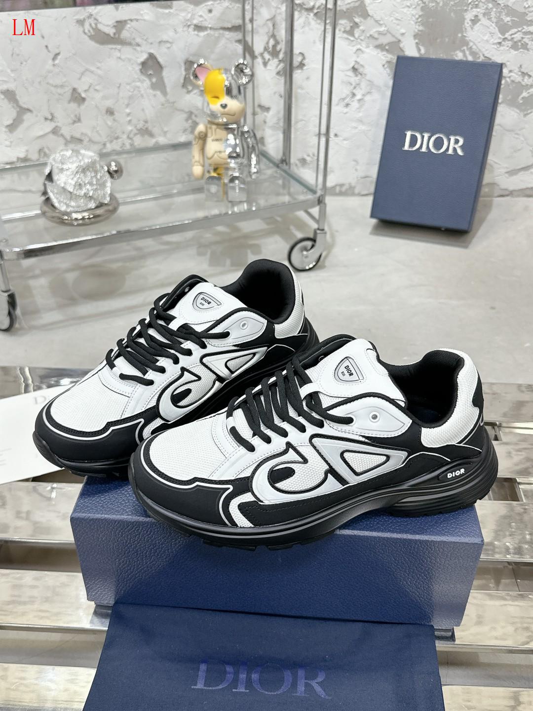 Dior B30 "Black and White Mesh"