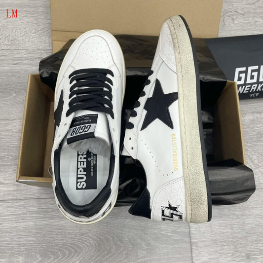 Golden Goose Ballstar "White Black Star"