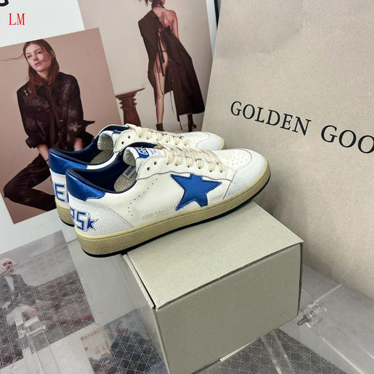 Golden Goose Ball Star "White Blue"
