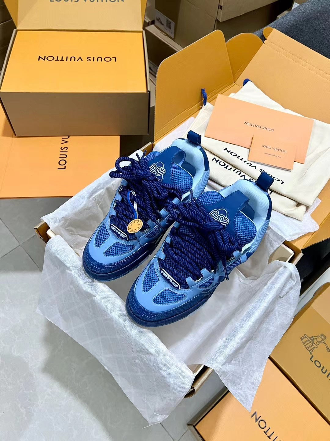Louis Vuitton Skate Sneaker 'Blue Light Blue'
