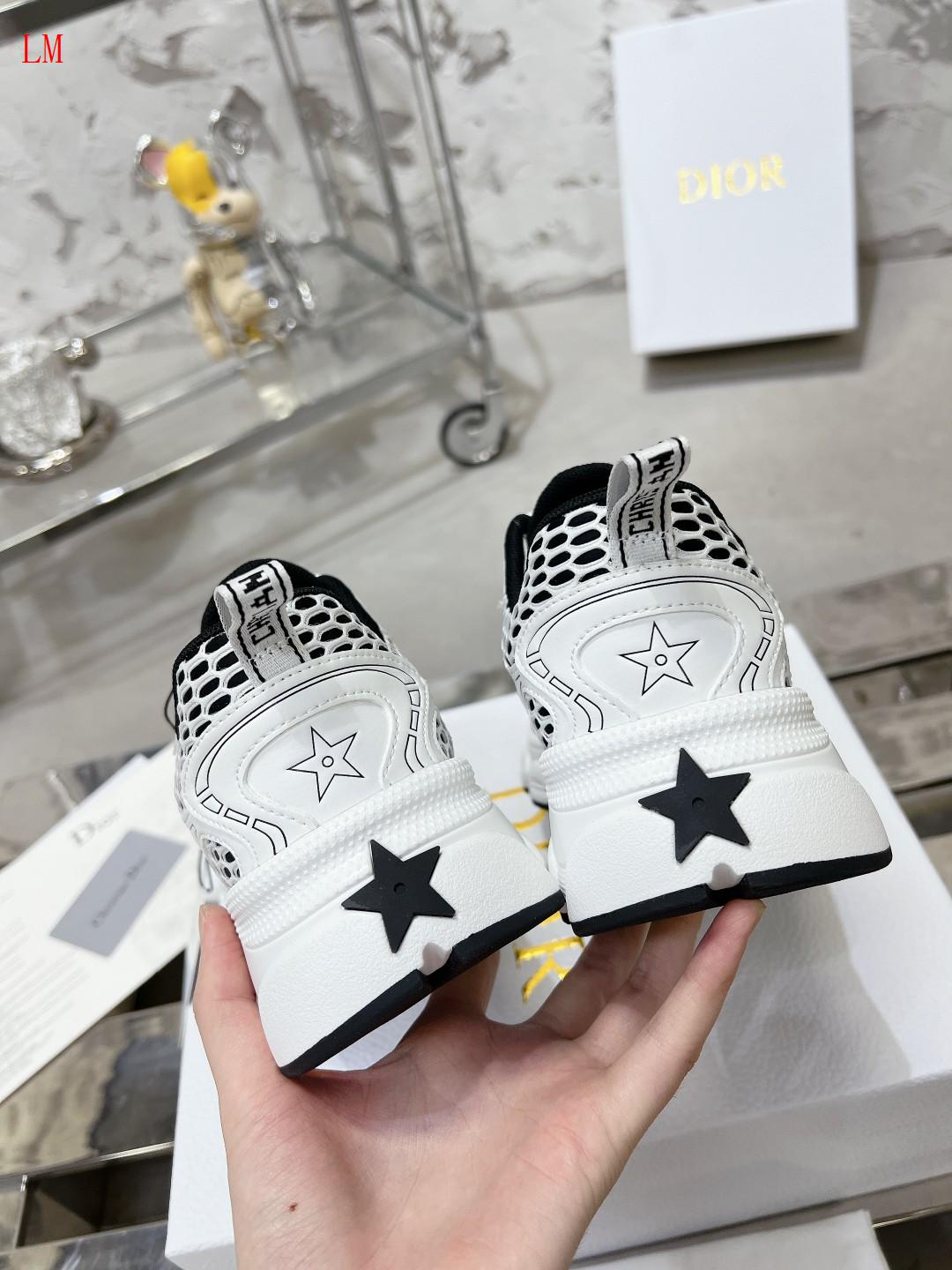 Dior Chrono Sneaker "Mesh with White and Black Border"